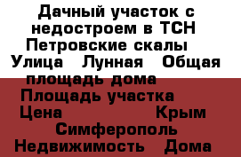Дачный участок с недостроем в ТСН “Петровские скалы“ › Улица ­ Лунная › Общая площадь дома ­ 180 › Площадь участка ­ 4 › Цена ­ 2 200 000 - Крым, Симферополь Недвижимость » Дома, коттеджи, дачи продажа   